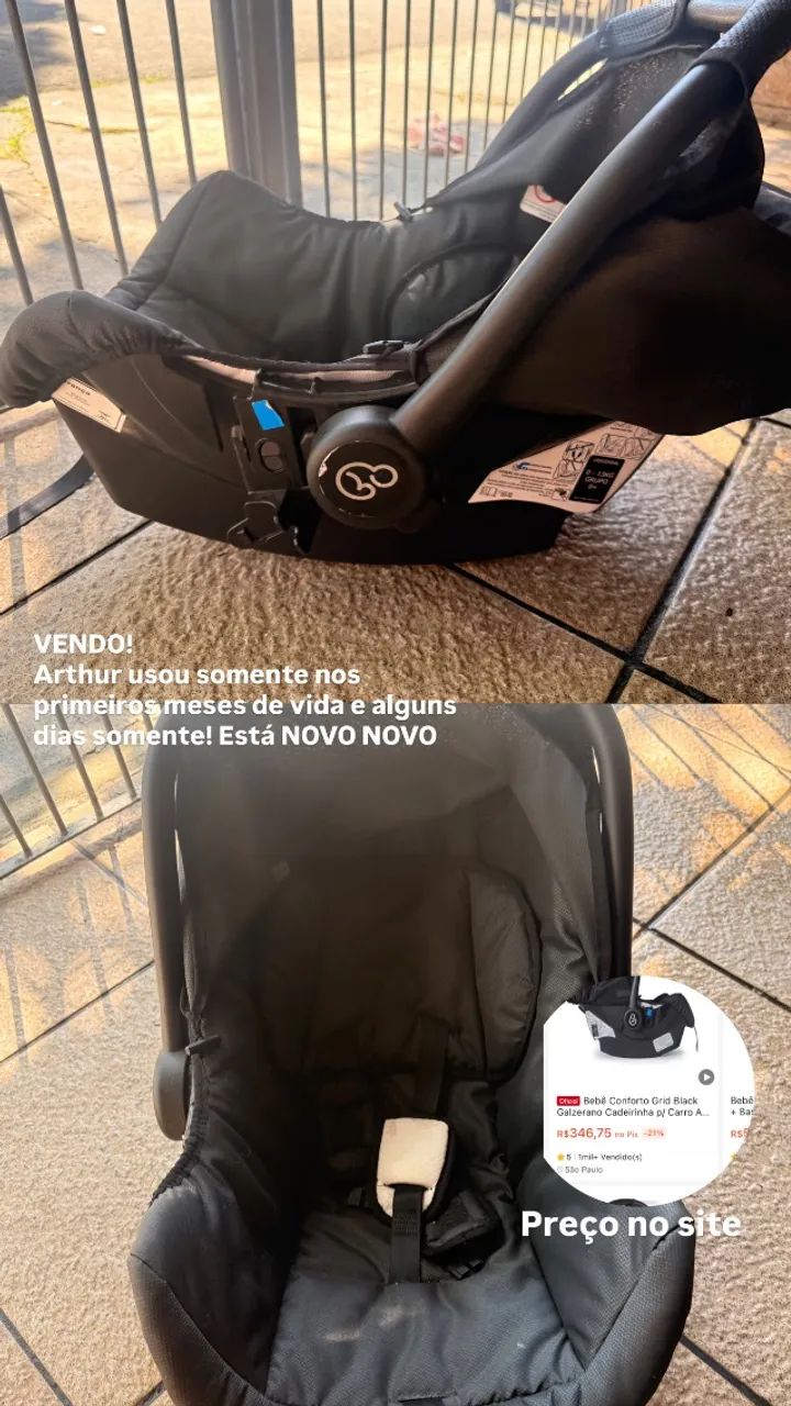 Bebê conforto até 13kg