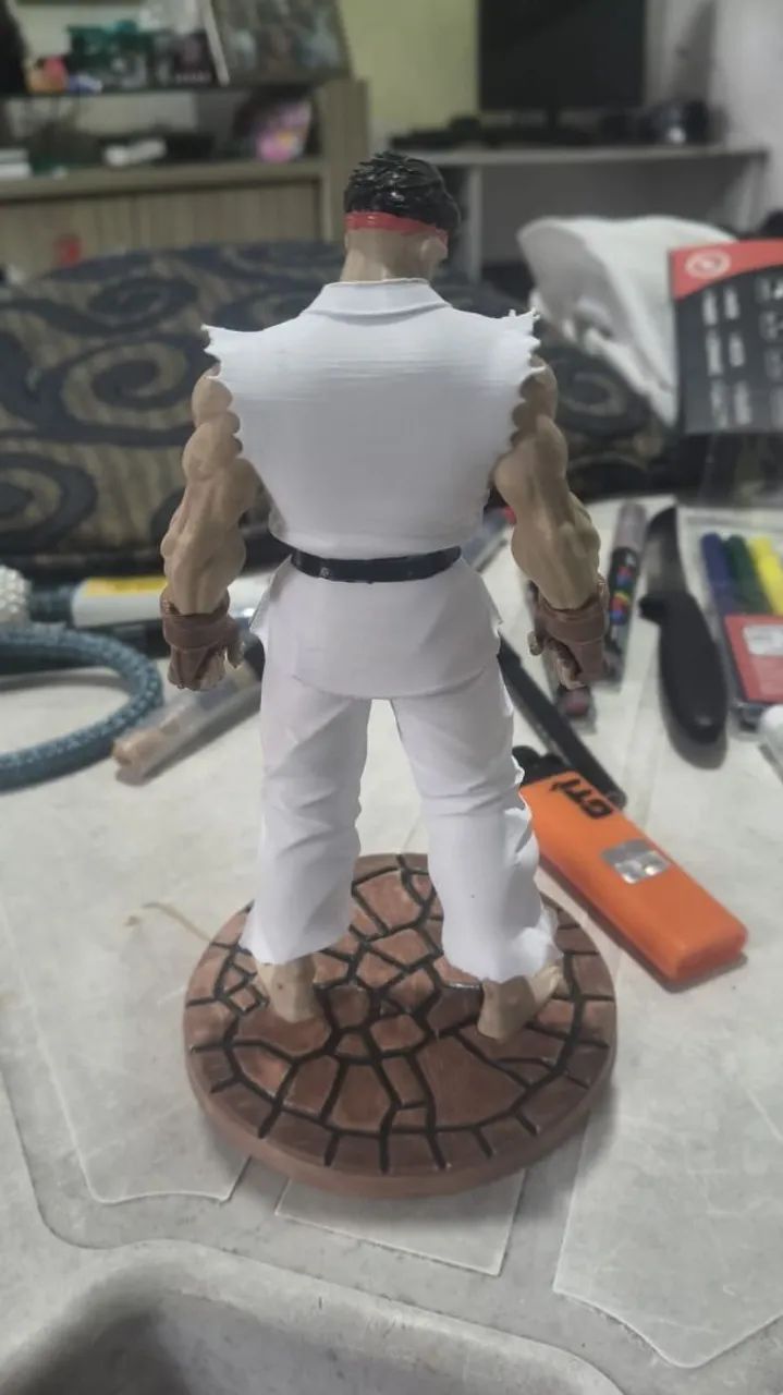 Ryu peça nova feito 3D pintura a mão 