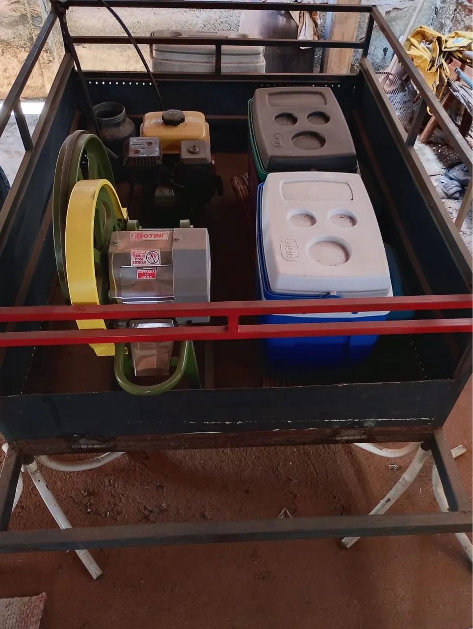 Carretinha + Engenho + motores elétricos e a gasolina - Foto 3