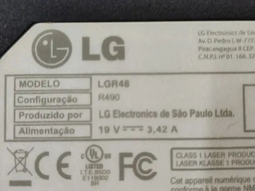Placa Mae Notebook Lg Lgr48 Acompanha Carcaça E Outros Itens - Foto 2