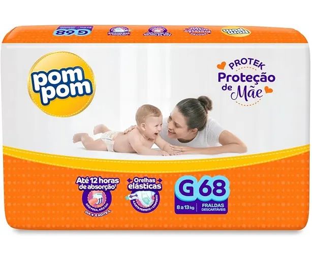 Fralda Pompom 