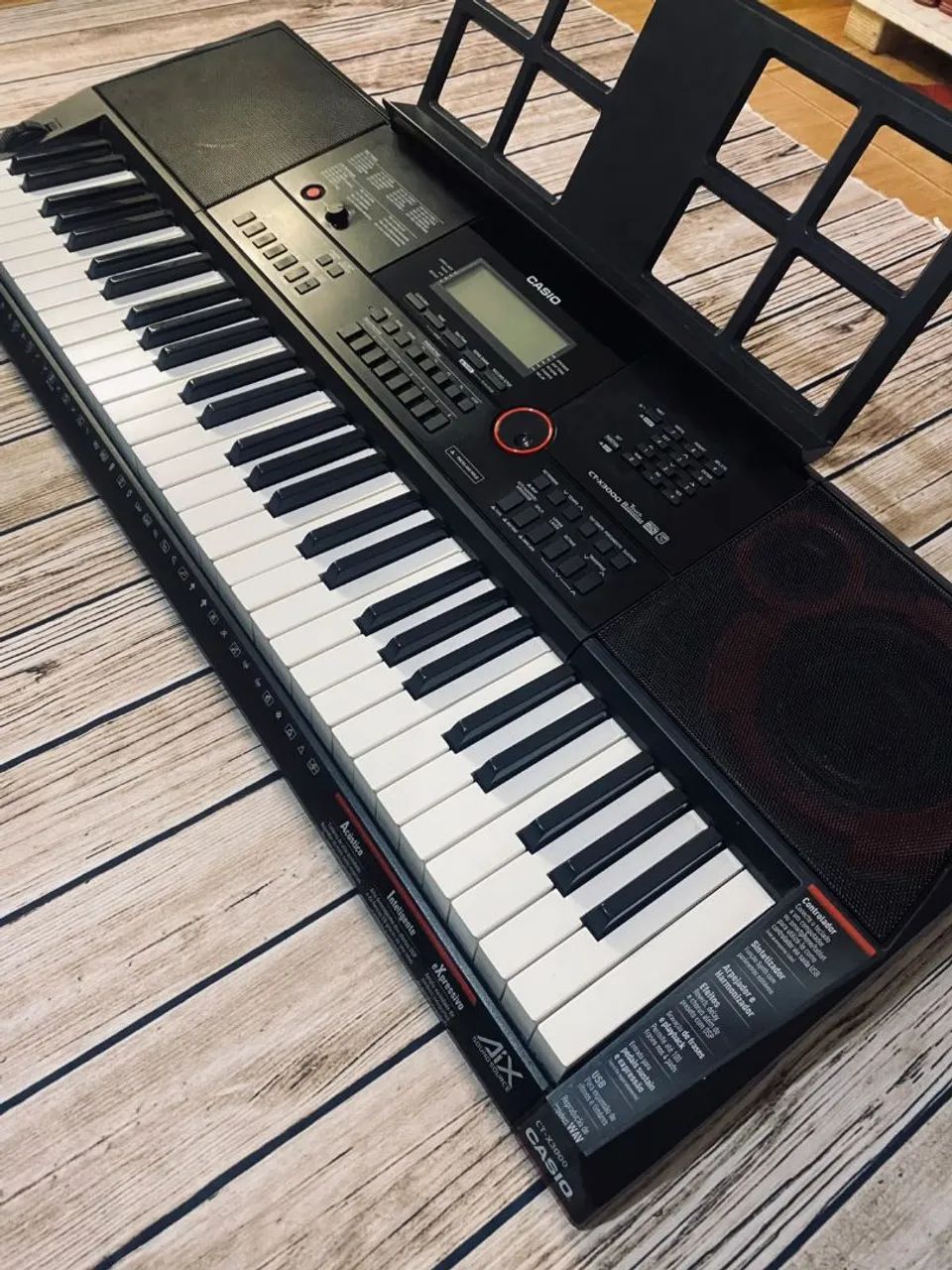 Teclado Cássio CT-X3000 com caixa e assessórios  - Foto 2