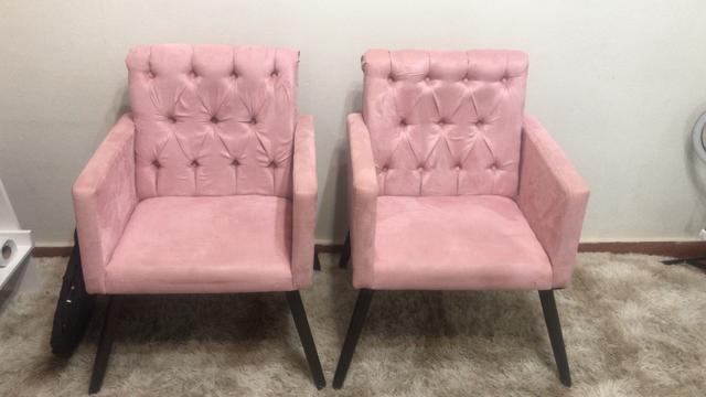 Poltrona rose suede