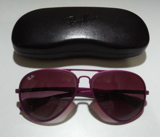 Óculos De Sol Importado Ray-Ban Aviator Liteforce RB4180 Roxo