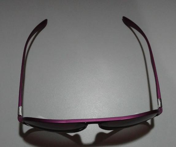 Óculos De Sol Importado Ray-Ban Aviator Liteforce RB4180 Roxo - Foto 5