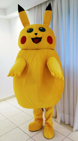 Fantasia Pikachu Inflavel Gigante - Adulto - Pronta Entrega