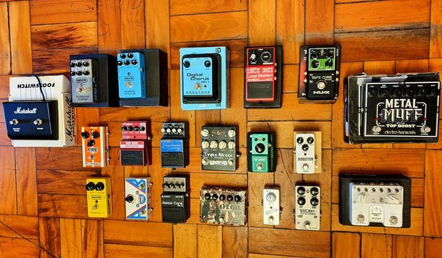 Set pedais pedalboard pedaleira mooer fire boss line 6 nux digitech zoom mxr - Foto 2