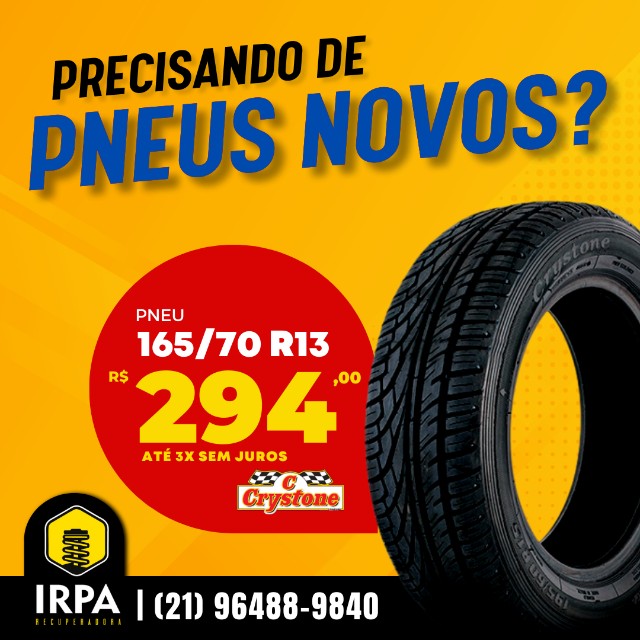 Pneu 165 70 R13 Crystone Carros vans e utilit rios Oswaldo