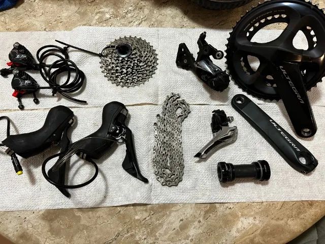 Grupo road speed shimano ultegra 11v hidraulico Ciclismo