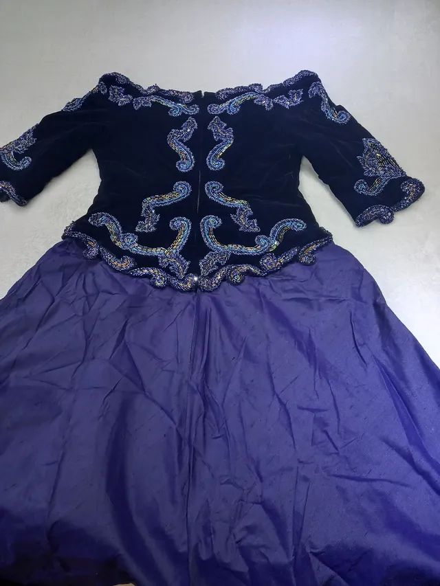 Vestido bordado mão 
