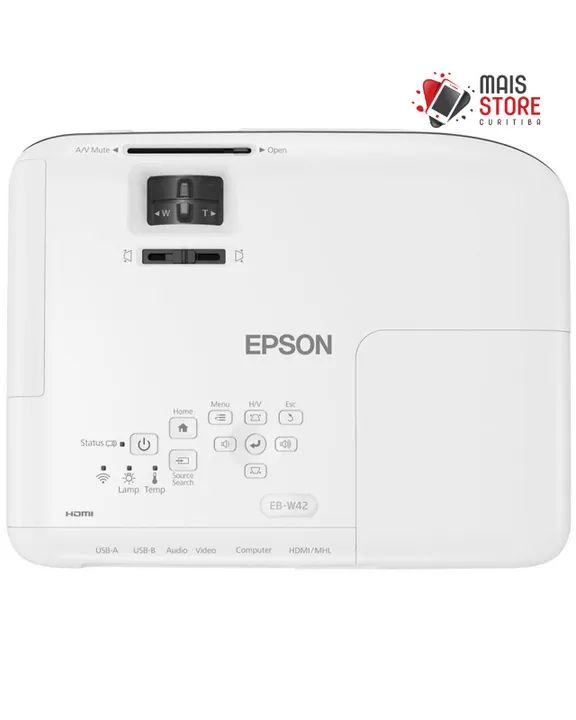 Projetor Epson PowerLite W52+ 4000 Lúmens (Novo/Lacrado) - Foto 4