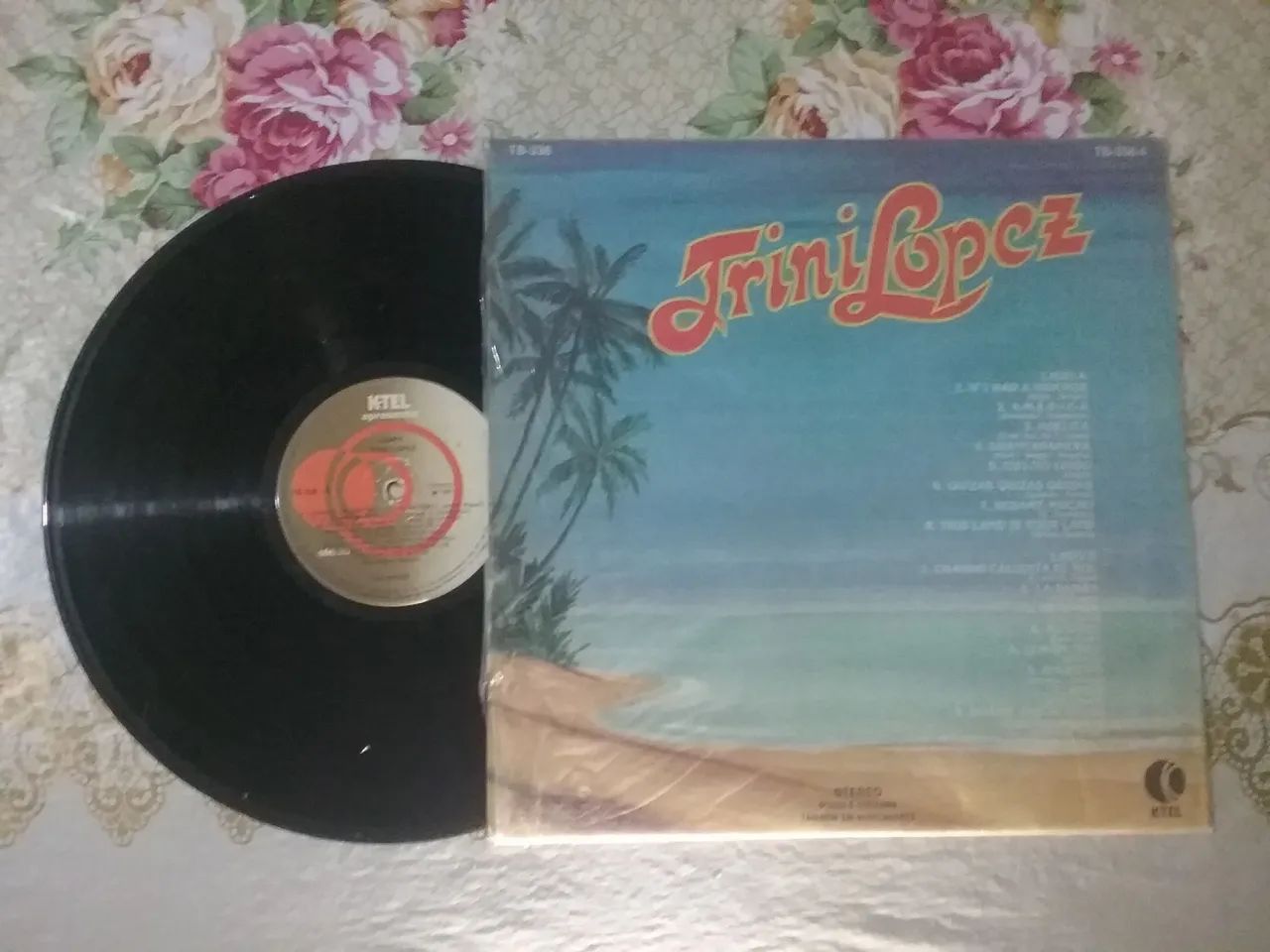 Disco de Vinil Trini Lopez e Moacir Franco Happy Trini Lopez - Foto 2