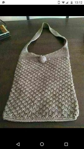 Bolsas em crochê 
