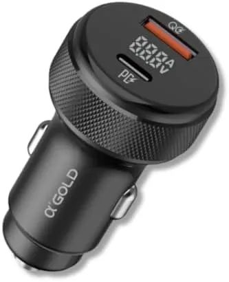 Carregador Veicular 60w 9,1A Tipo C Usb Turbo Compatível Iphone15 - Foto 3