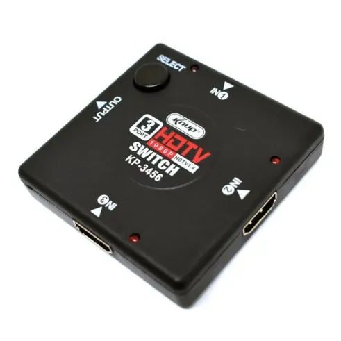Adaptador Switch HDMI com 3 Entradas e 1 Saída Knup KP-3456 - WZetta - Foto 2