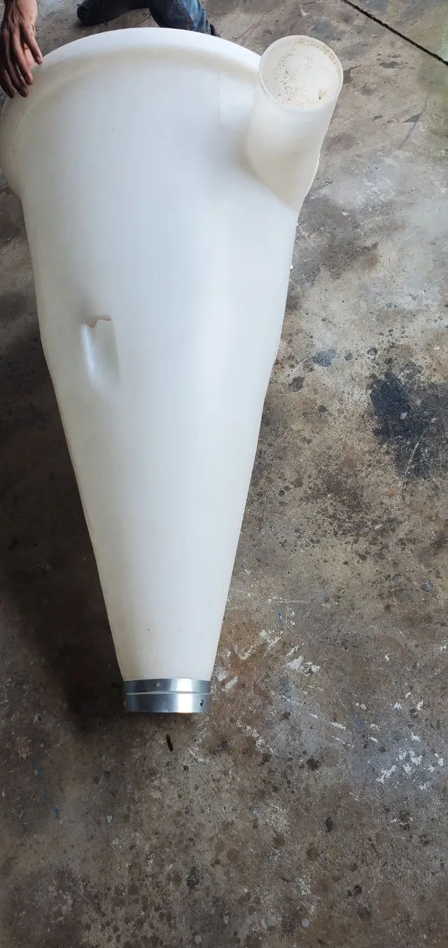 ciclone separador para picadeiras ou trituradores de graos - Foto 2