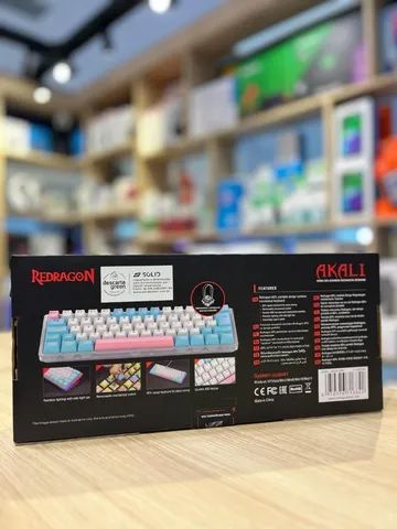 Teclado Mecanico Gamer Akali Keycaps Rainbow - Loja Física/ Até 5x sem juros  - Foto 2