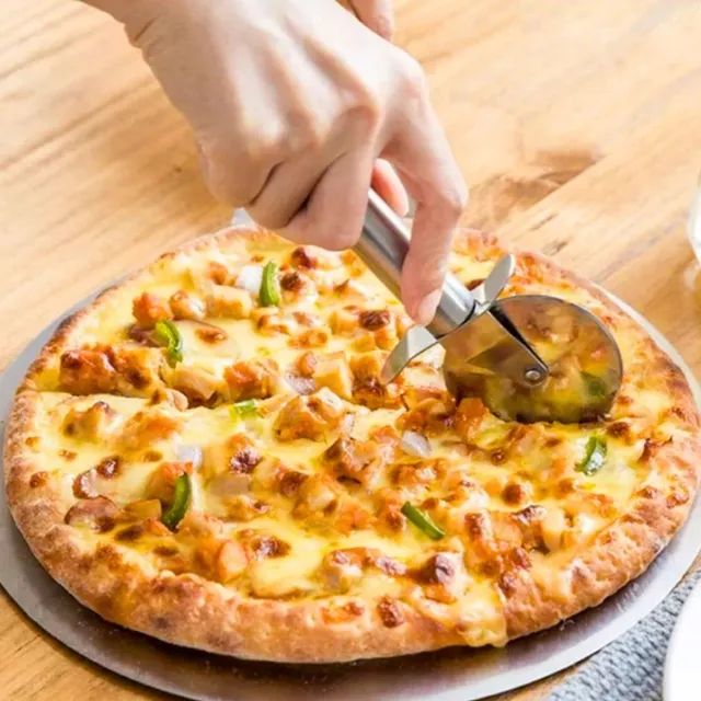 Carretilha Cortador De Pizza Redondo Industrial Inox Para Massa E Pizza - Foto 6