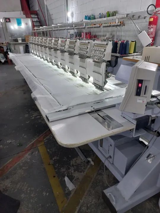 Maquina de Bordar Barudan 12 cabeças 12 agulhas - Foto 2
