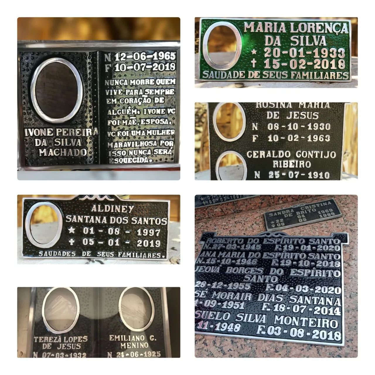 Placas de túmulos  - Foto 3