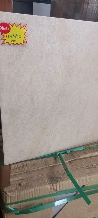 Piso cerâmico 57x57 R$ 23,90 m2 a vista  - Foto 2