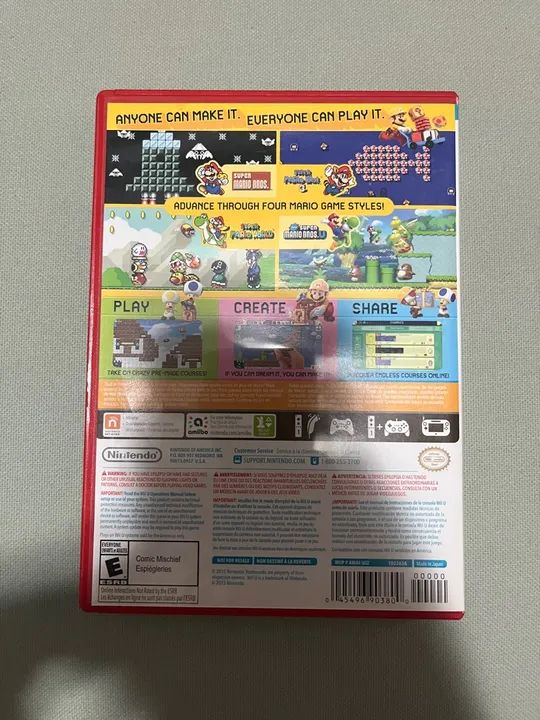 Super Mario Maker Wii U - Midia fisica - Foto 3