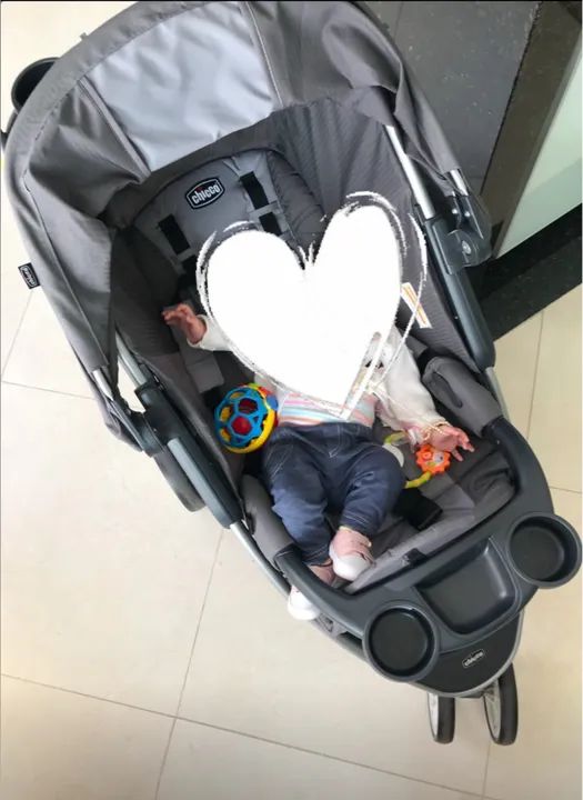 Carrinho de Bebê Chicco - Usado em Excelente Estado - Foto 2