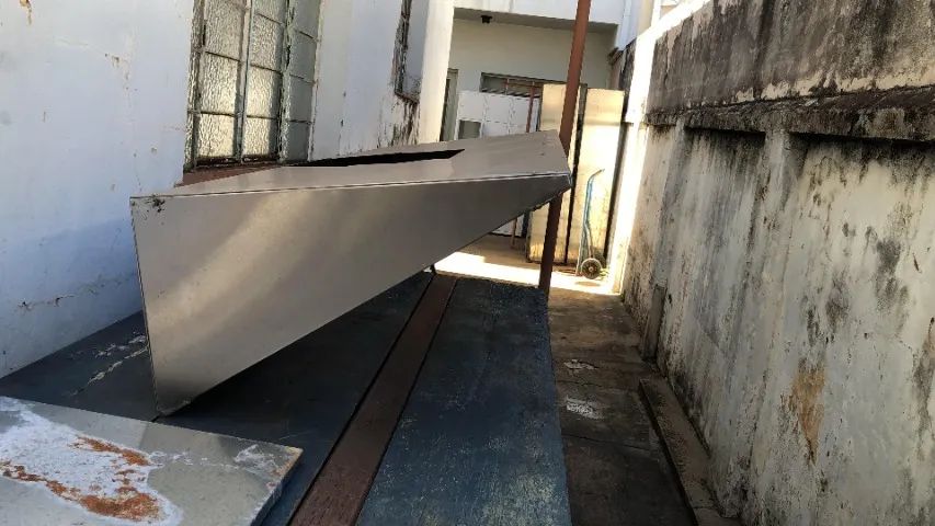 Coifa com tubo interno e externo motor alta sucção - Foto 2