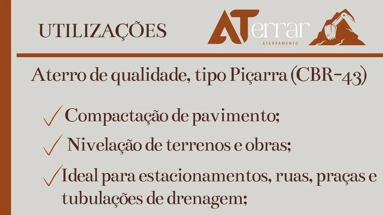 Aterro de terrenos, serviços de escavação, terraplenagem e muito mais! - Foto 5