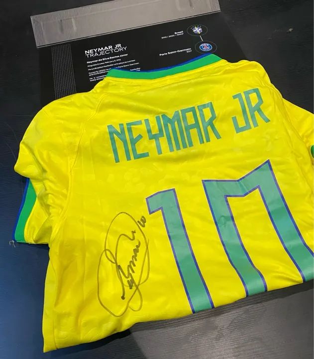 Camisa - Seleção Brasileira - Autografada por Neymar jr - Foto 3