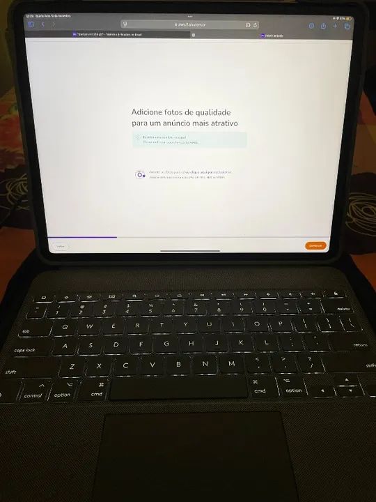 iPad Pro M1, 12.9, 256 Gb, c/ ApplePen2.0, capa teclado logitech, hardcase e d+ acessórios