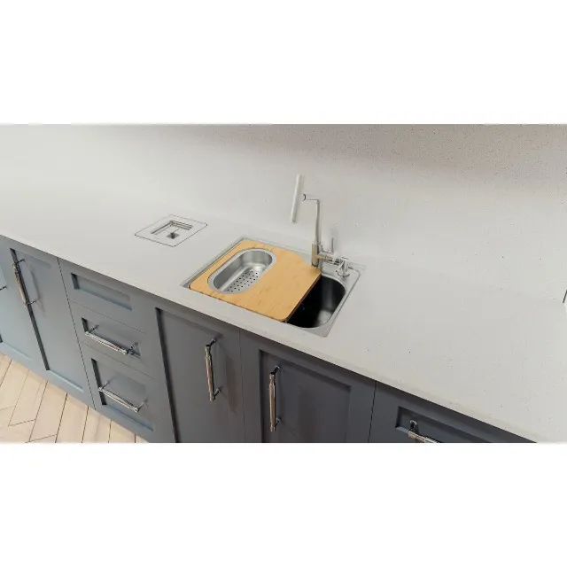 Cuba Tramontina Morgana Compact 48 FX Undermount Inox + Tábua + Cesto Coador e Dosador - Foto 2