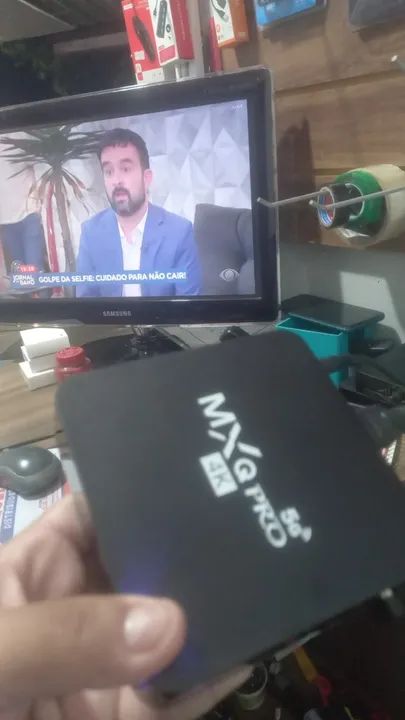 aparelho com sistema android (transforma a sua tv em smart