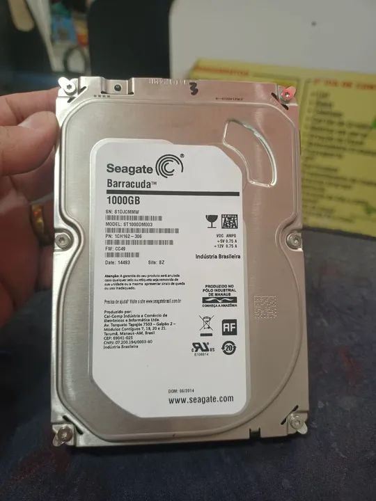 Hd 1tb seagate 