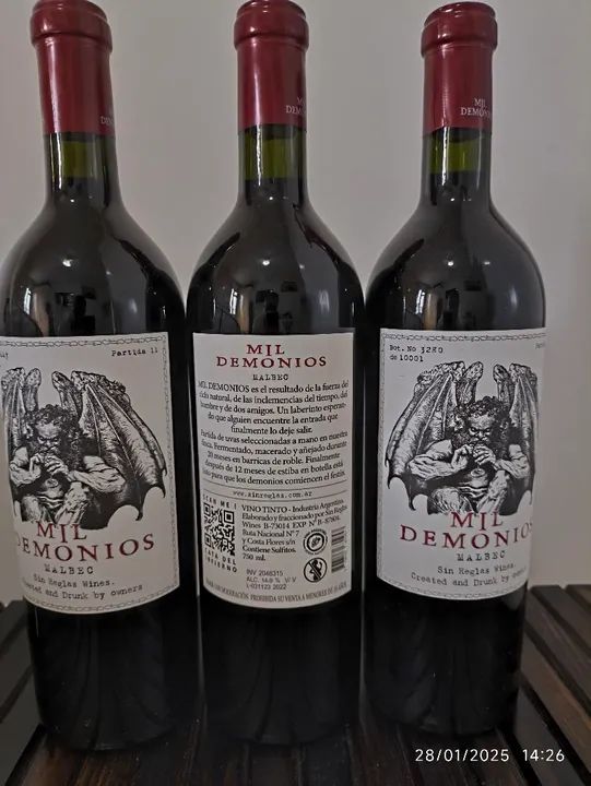 Vinhedo Mil Demonios Malbec -