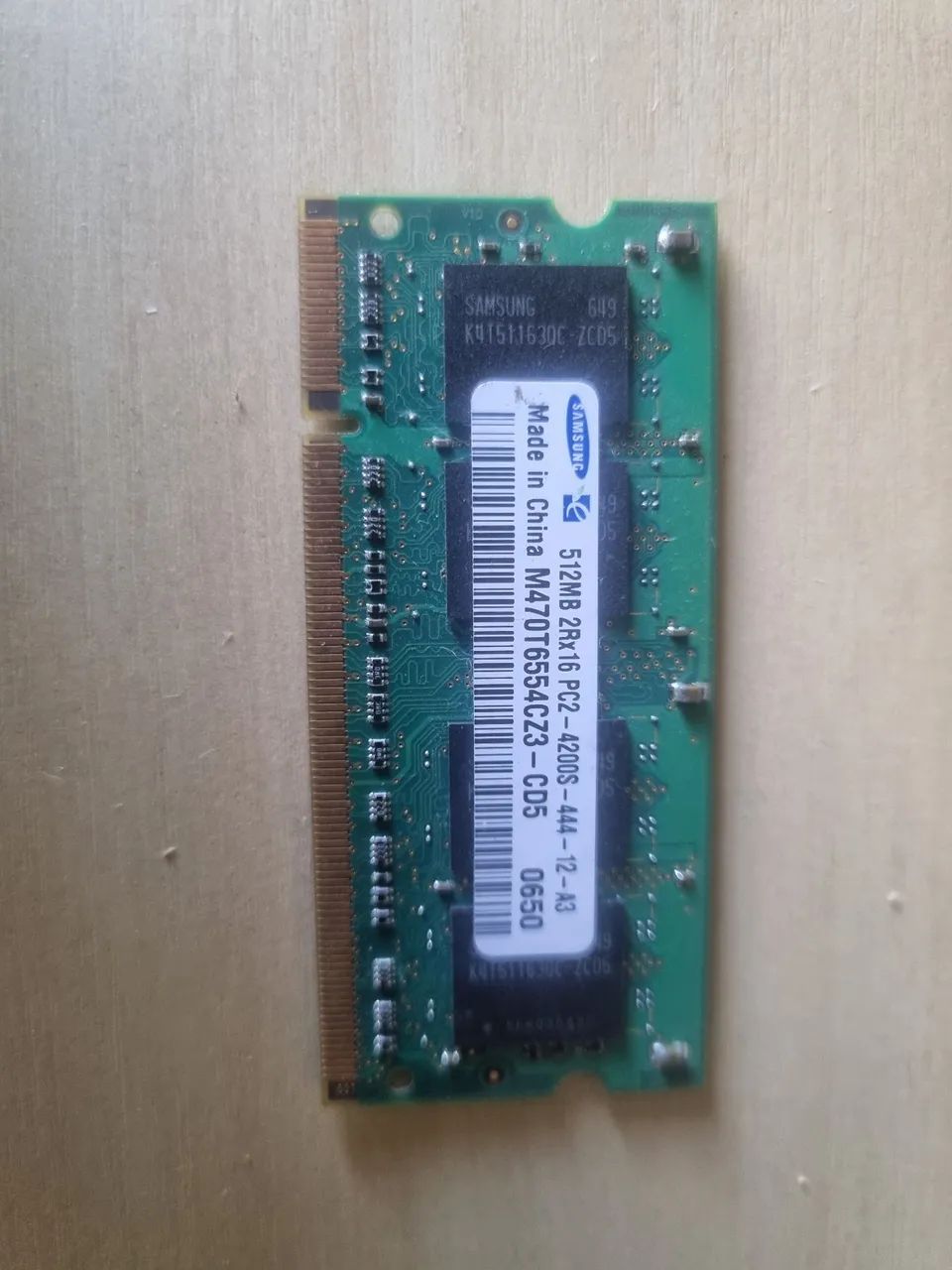 Memoria 512MB Ddr2 Notebook 4200