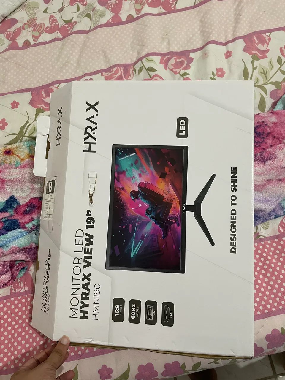Hyrax Monitor Monitor Hyrax Led 19, Hmn190, Até 75hz, Hdmi, Vga, Vesa - Monitores ...