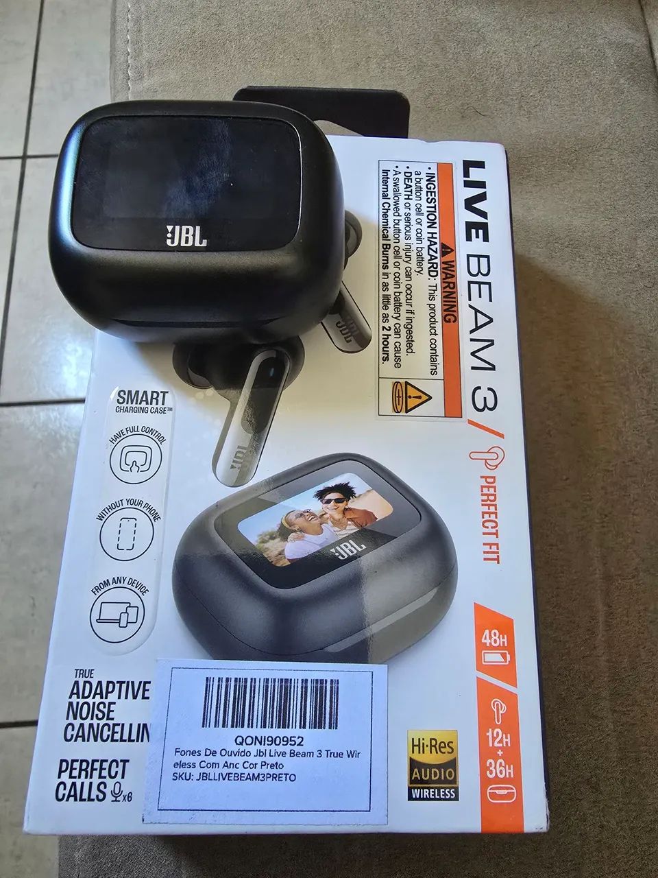 Fone de Ouvido JBL Live Beam 3 True Wireless - Foto 3