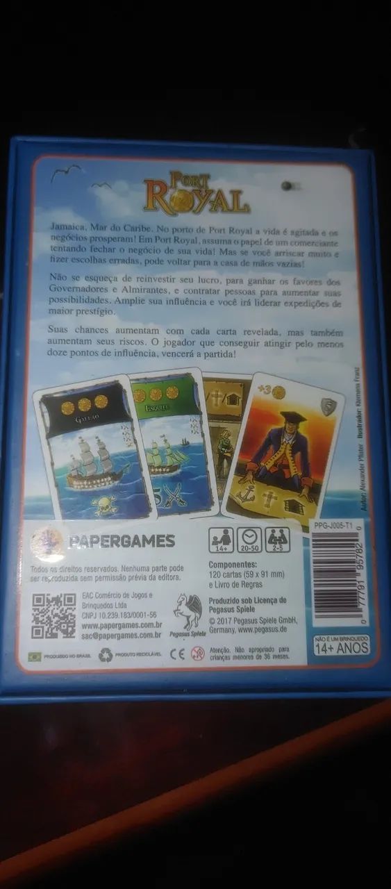 Port royal board game edição paper games - Foto 2