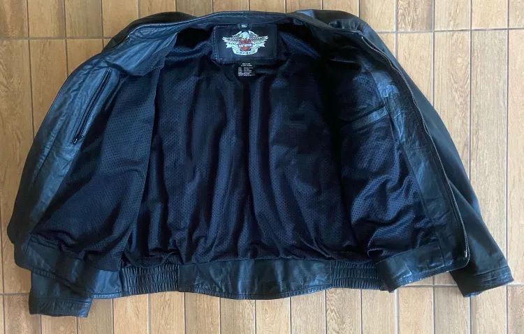 Jaqueta de Couro Masculina - Harley Davidson