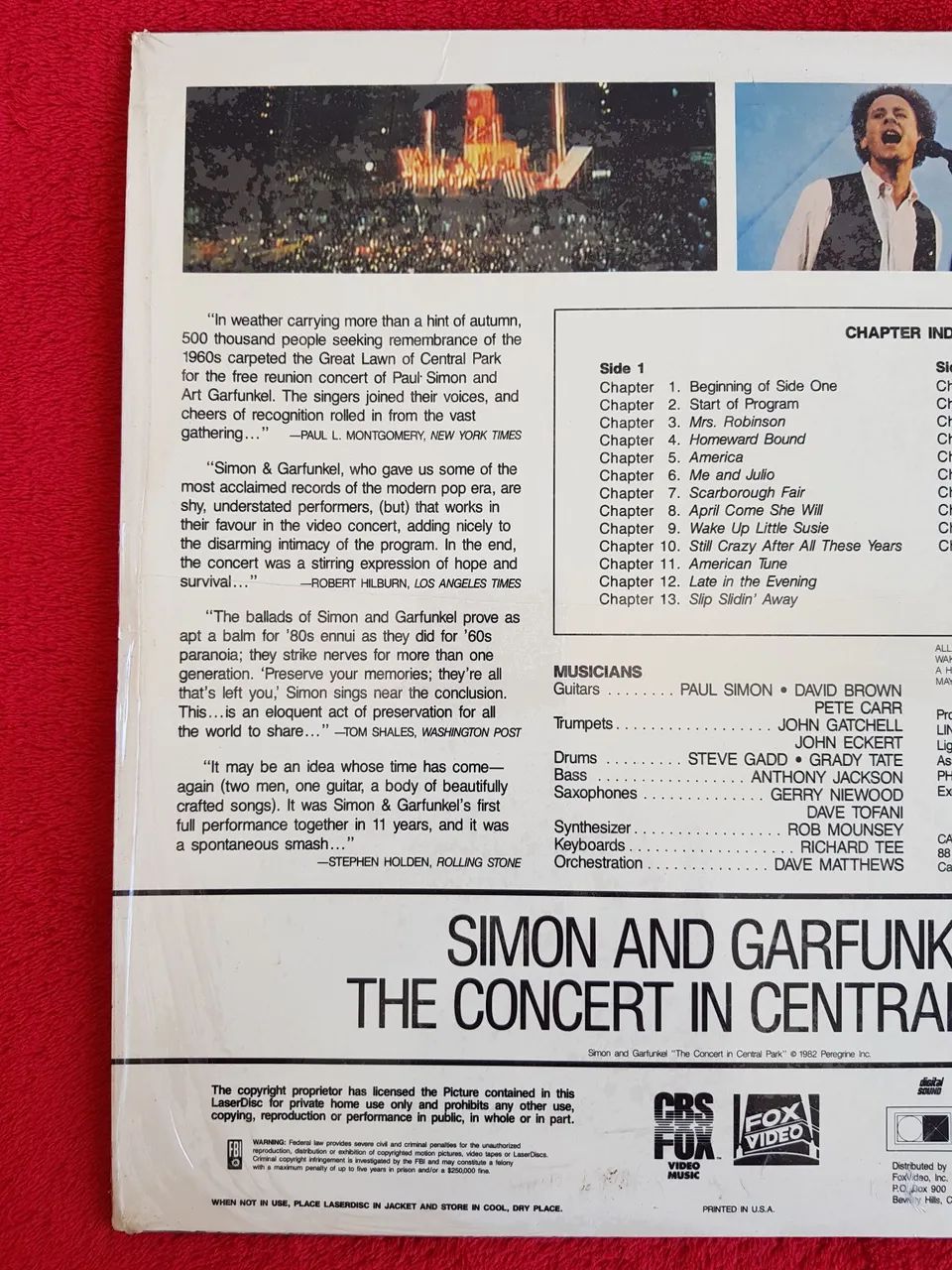 LD Laser Disc - Simon and Garfunkel - Foto 4