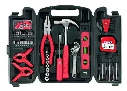 Jogo De Ferramentas 131 Peças Aço Carbono Nove54