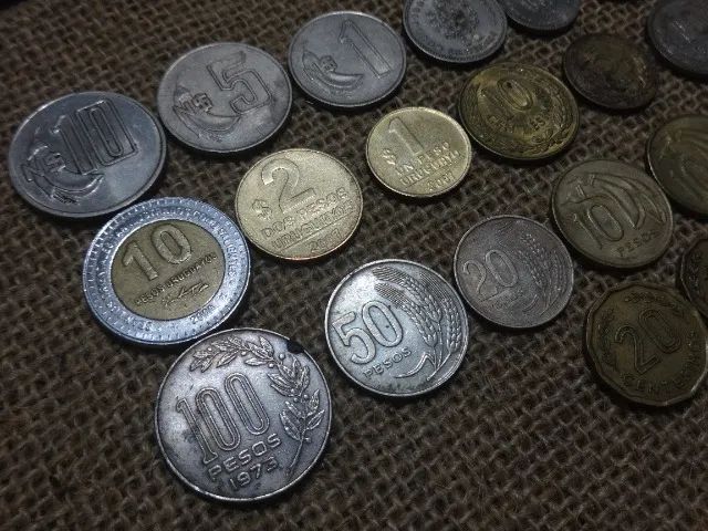 Coleção de moedas antigas do Uruguai - Foto 2