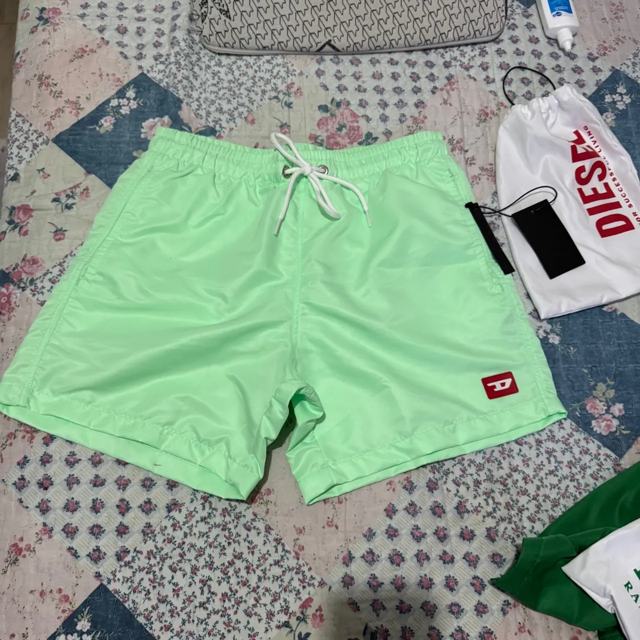 Short de Praia Diesel Verde