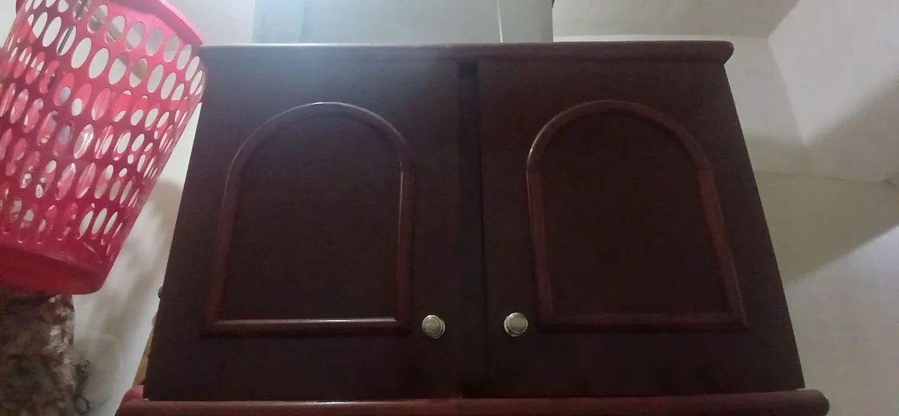 Guarda-Roupa Marrom com Amplo Espaço Interno - Foto 4