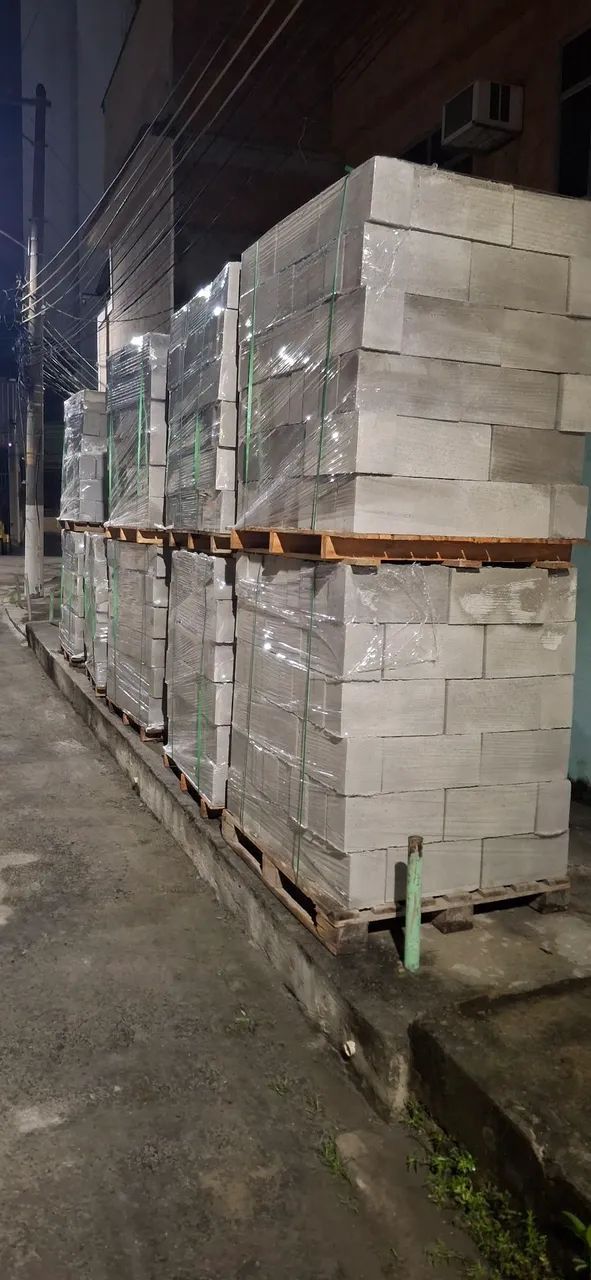 Blocos de Concreto para Construção - Palete Completo