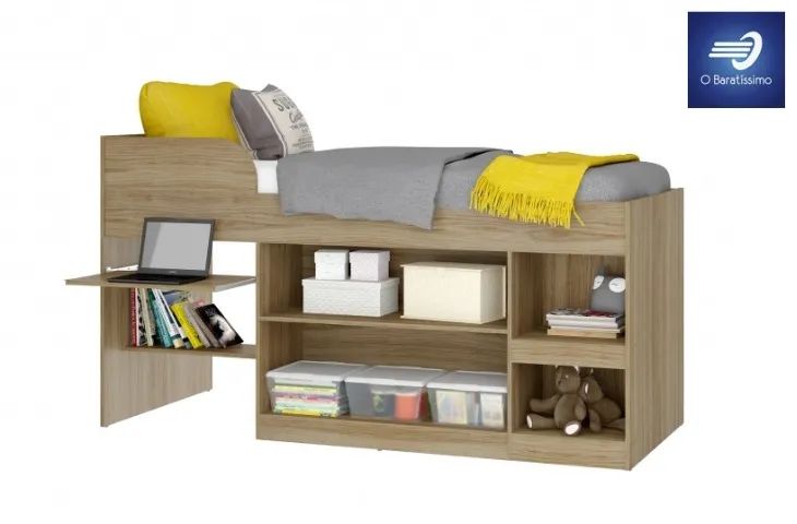 Oferta Cama Infantil com Escrivaninha - Foto 3
