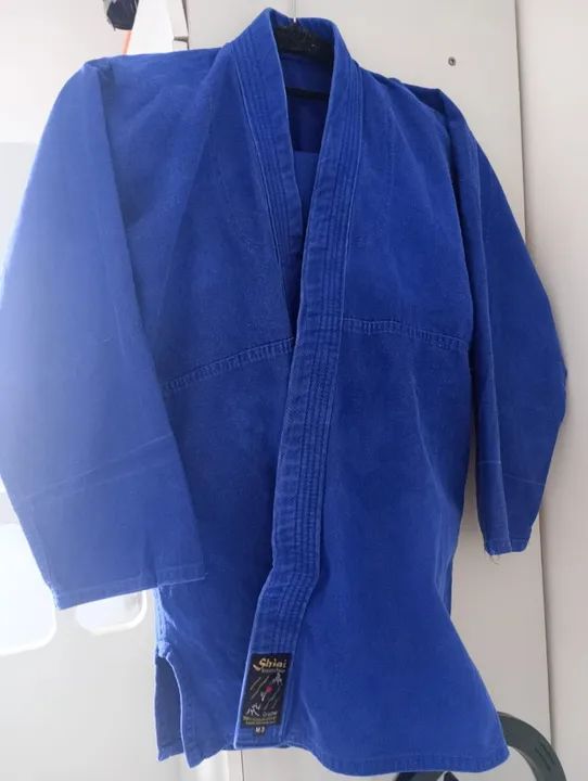 Kimono de Judô Azul - Tamanho M3 - Foto 6
