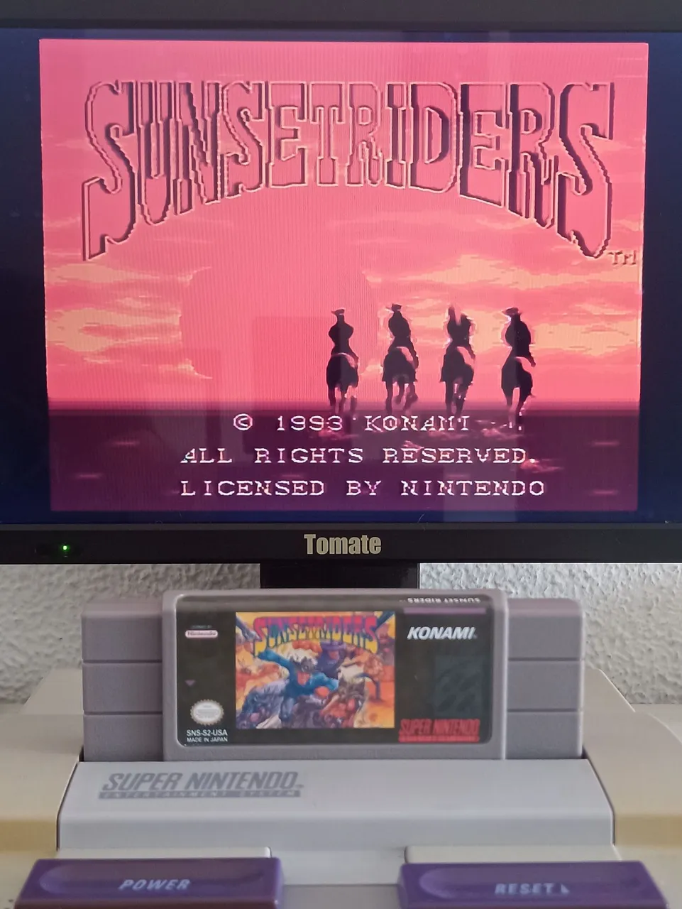 Sunset Riders Super Nintendo