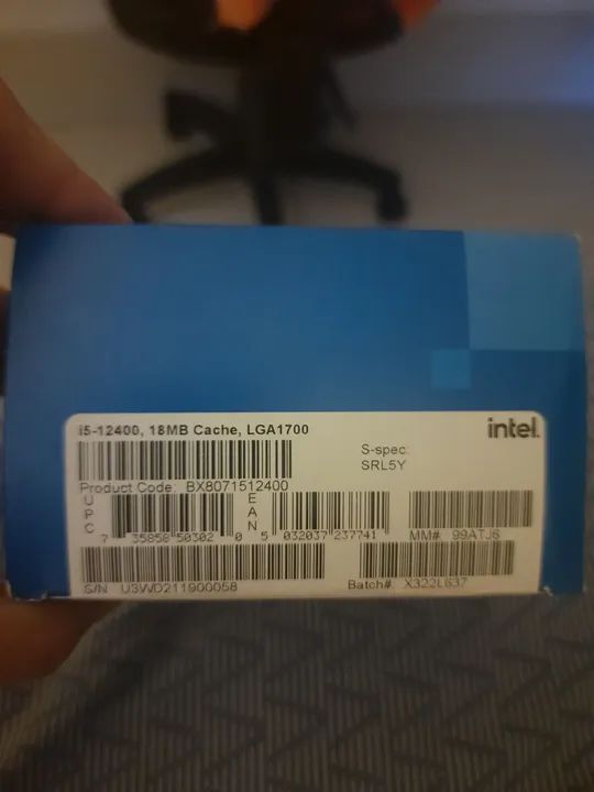 Intel Core i5 12400 LGA 1700 com apenas 1 ano de uso - Foto 2